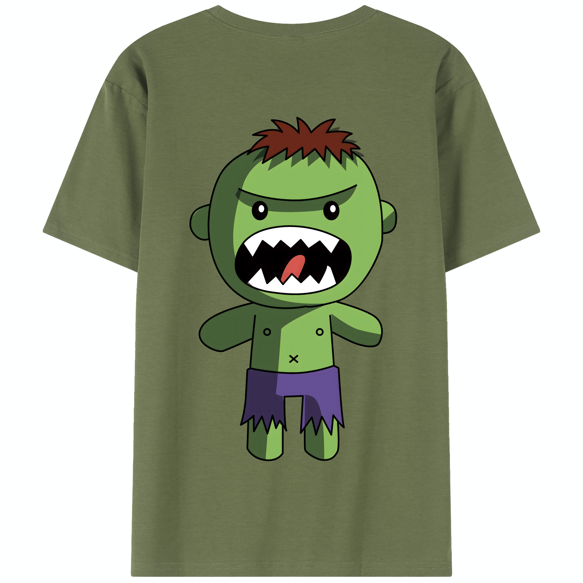 （画像用） アベンジャーズ The Avengers 綿100％半袖Tシャツ（背面プリント）